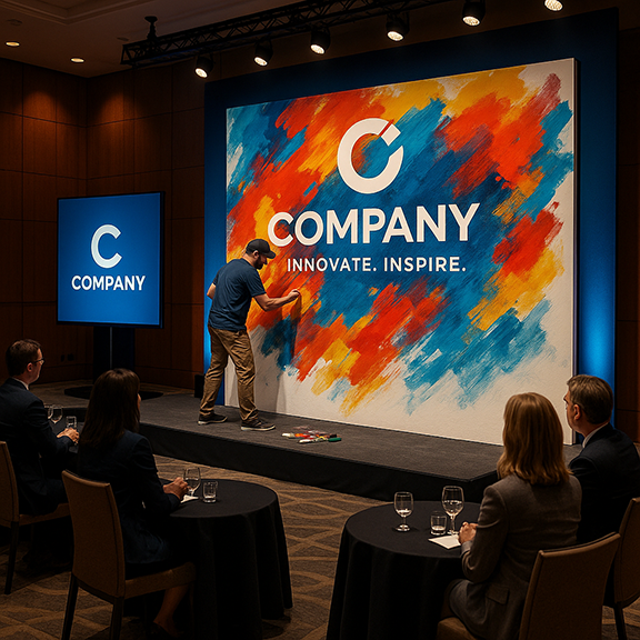 Live Painting at Corporate Events & Expos